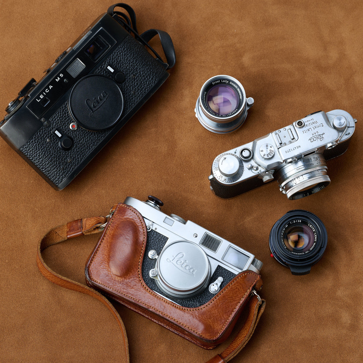 Shop vintage Leica film cameras, rangefinders, and lenses