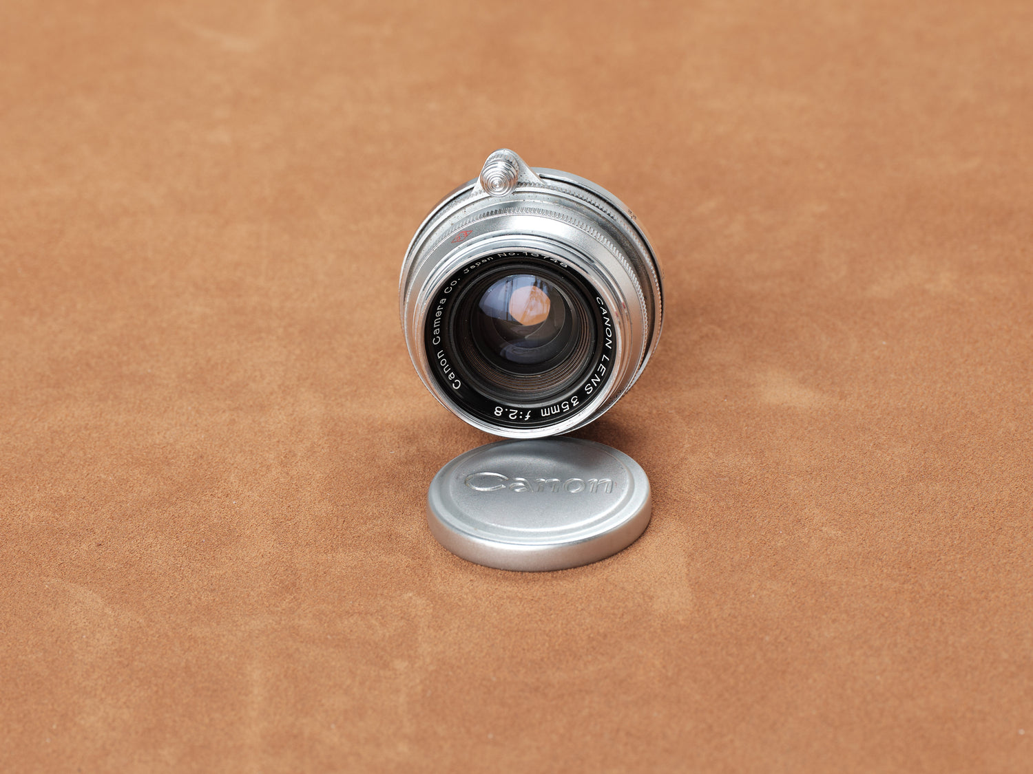 Canon Serenar E.P 35mm f/2.8 LTM, Viewfinder and Case
