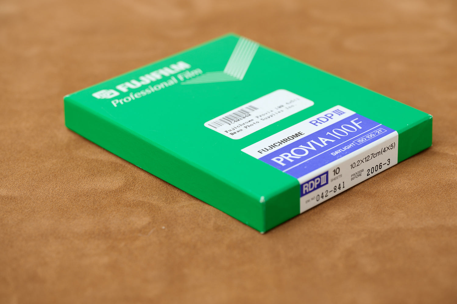 Fujifilm Provia 100F-4x5 E6 Film-Expired 2006