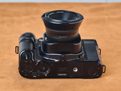 Mamiya 6 rangefinder film camera with 75mm lens. Serial number 305762 and 304830.