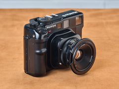 Mamiya 6 rangefinder film camera with 75mm lens