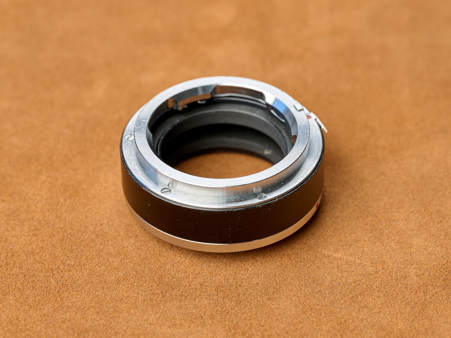 Leica Leitz Wetzlar 14167 adapter showing Leica M Visoflex MR Ring